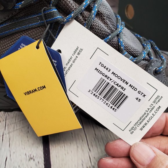 Aigle Men\'s Mooven Mid Gore-Tex Hiking Shoes main image 12